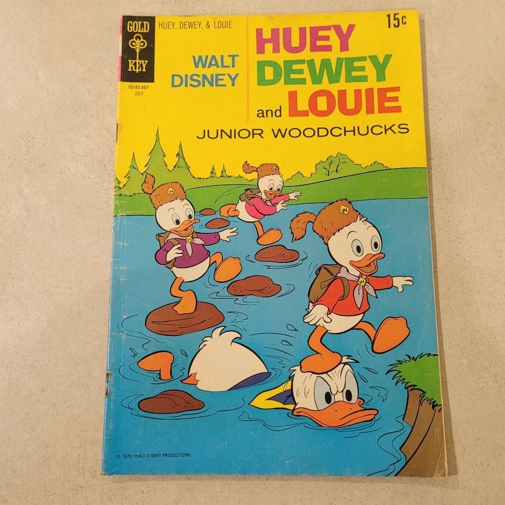 Huey Dewey and Louie Junior Woodchucks #6 Gold Key 1970 Walt Disney